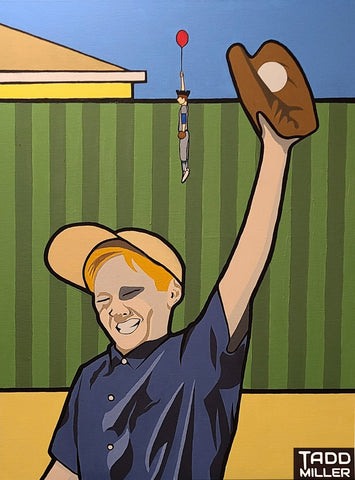 Bloony Floats A Lucky Catch - Original Painting #0003