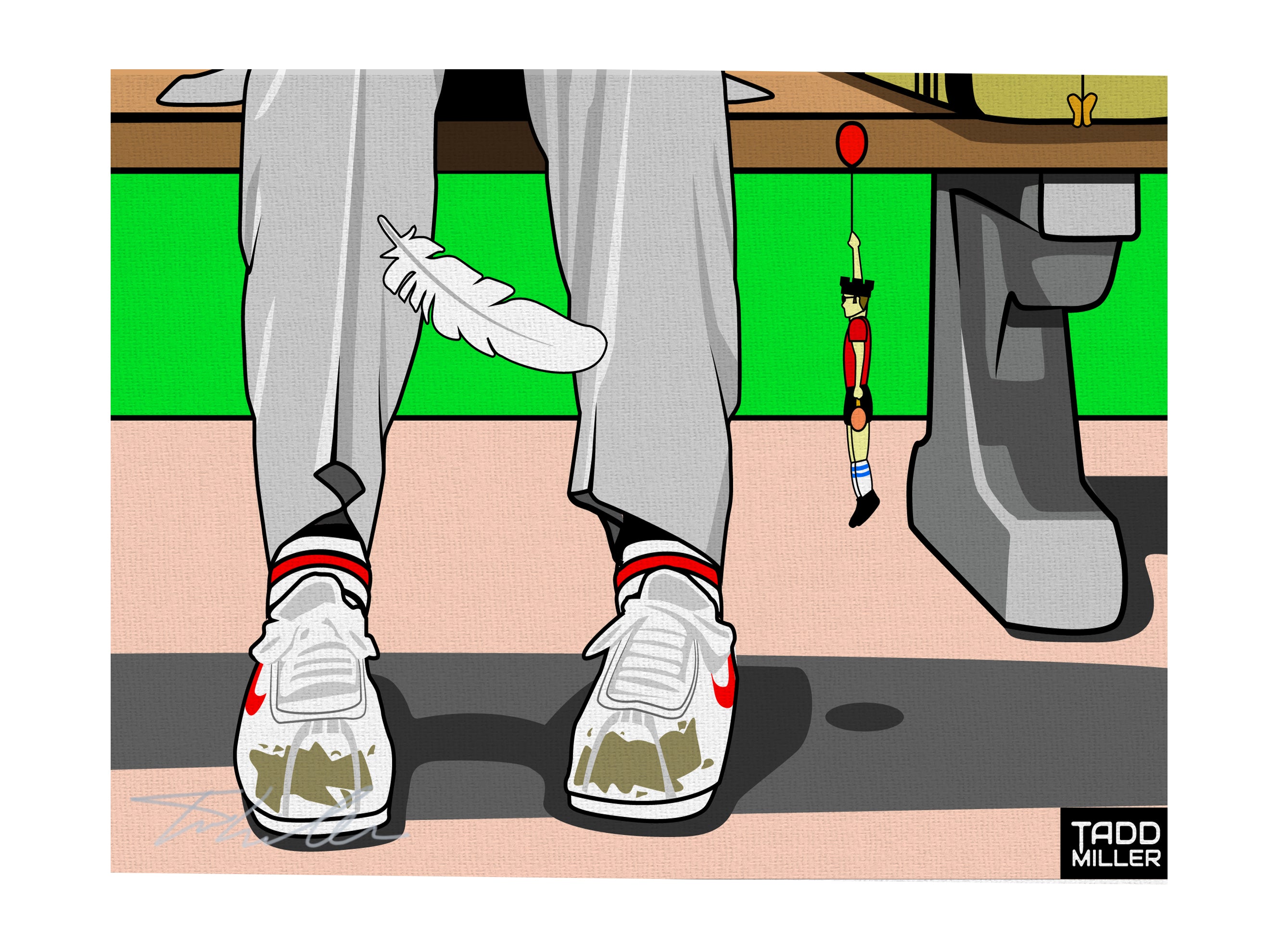 Bloony Floats Magic Shoes #0002 (Print)