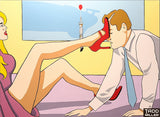 Bloony Floats Temptation - Original Painting #0007