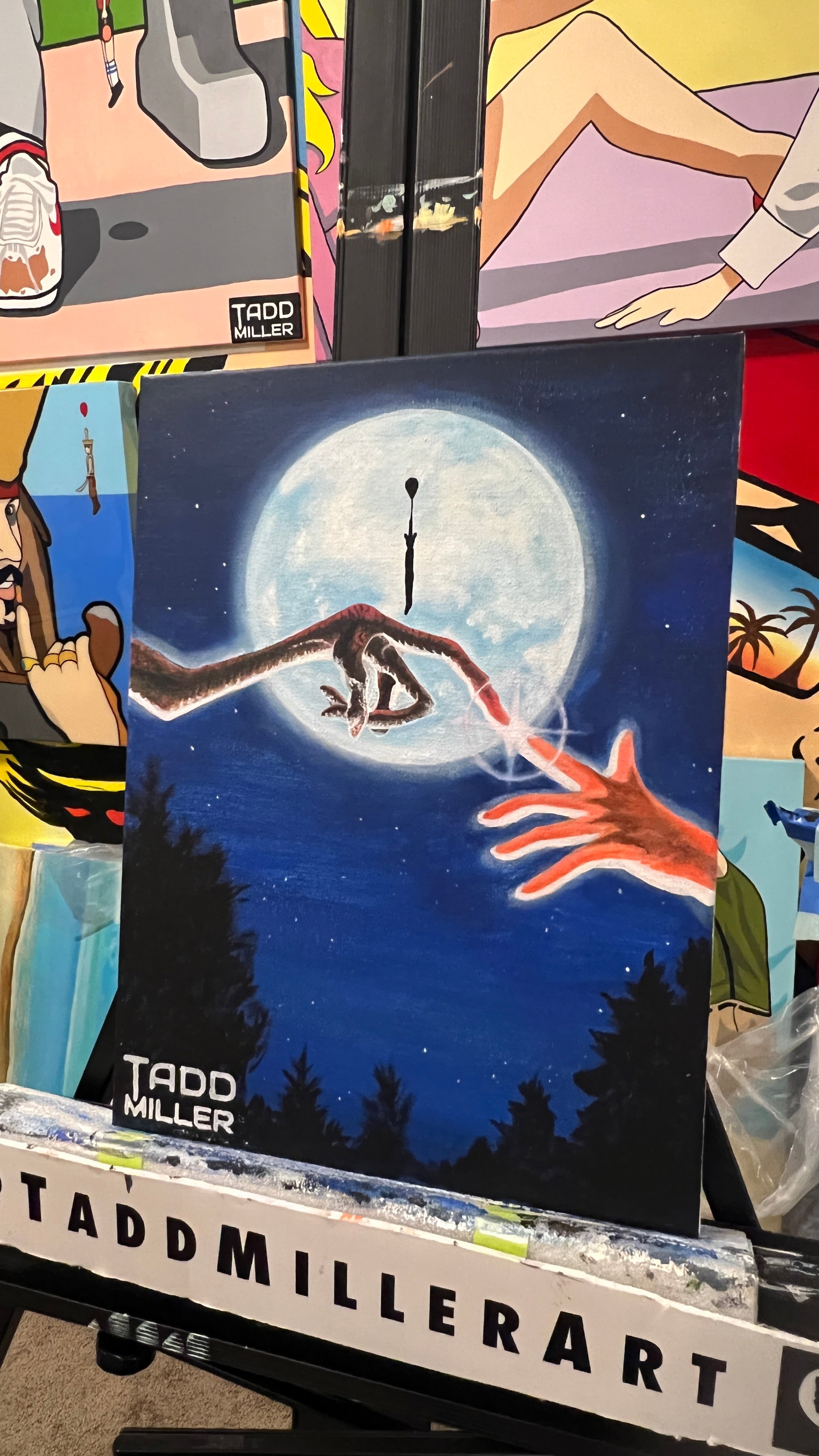 Bloony Floats A Healing Touch - Original Painting #0034