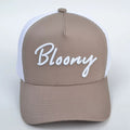 Bloony Script Hat - Khaki/White - Pre Order