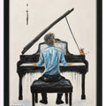 Bloony Floats A Weeping Piano- V1 Print #0047