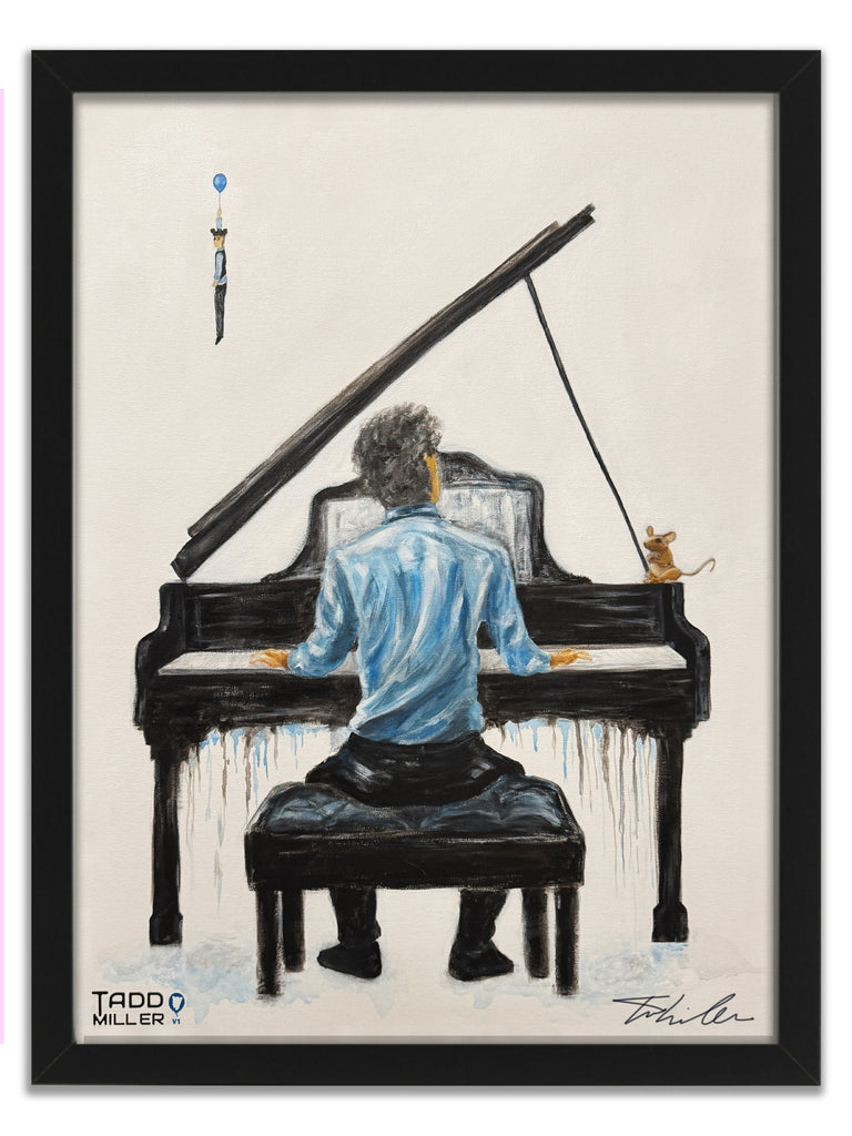 Bloony Floats A Weeping Piano- V1 Print #0047