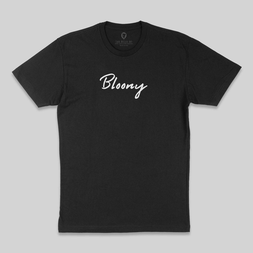 Bloony Script T-shirt - Black