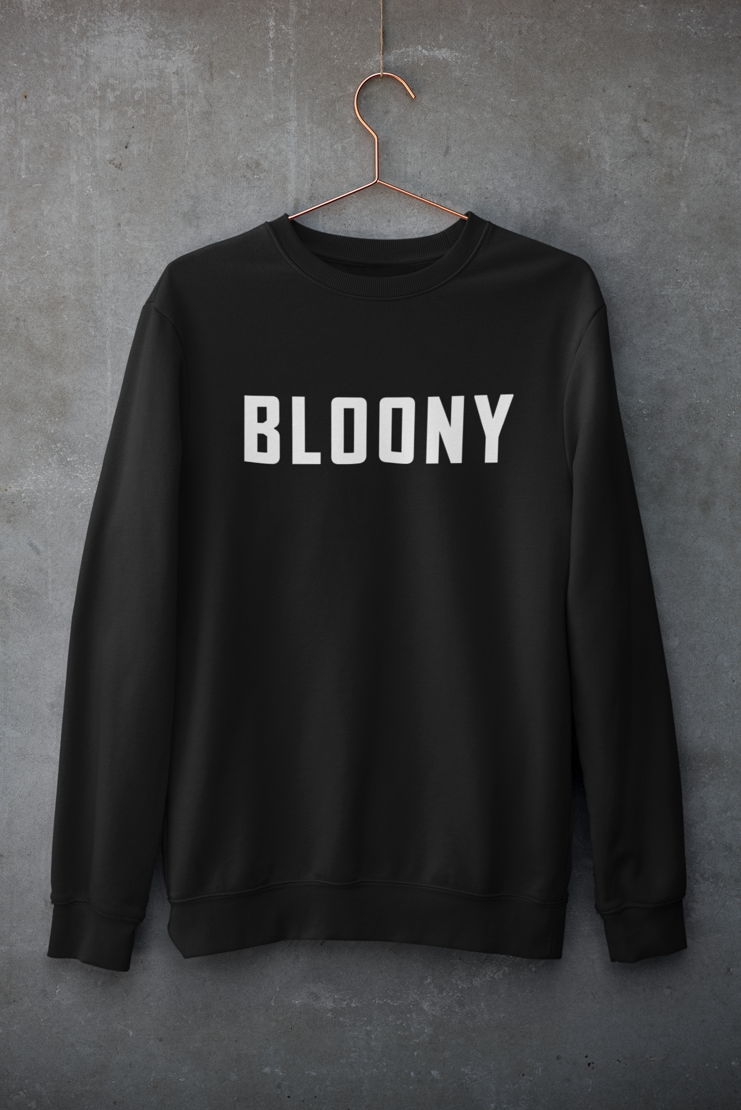 Bloony Collegiate Sweatshirt - Black