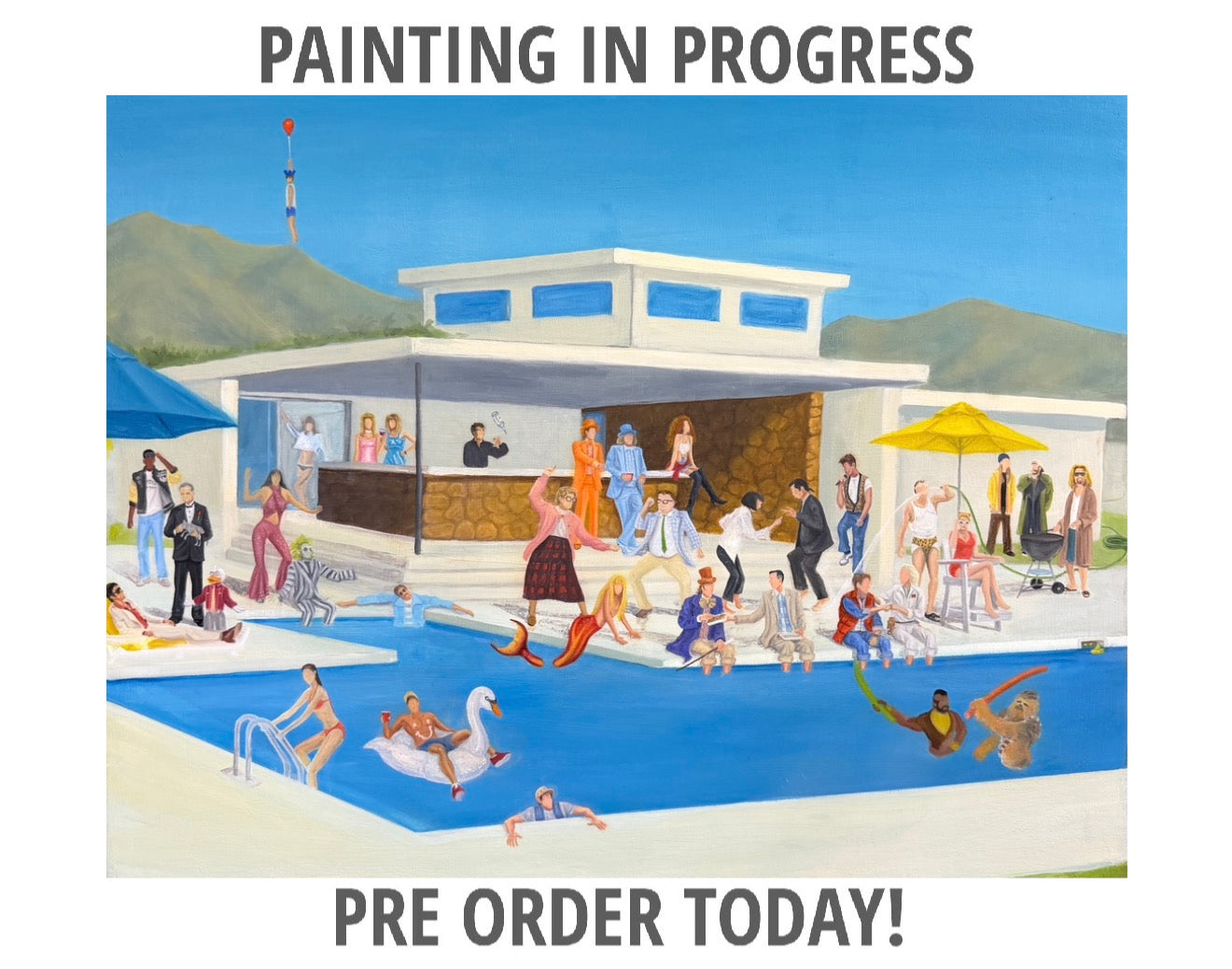 PRE-ORDER V2 - Bloony Floats A Pool Party #0061