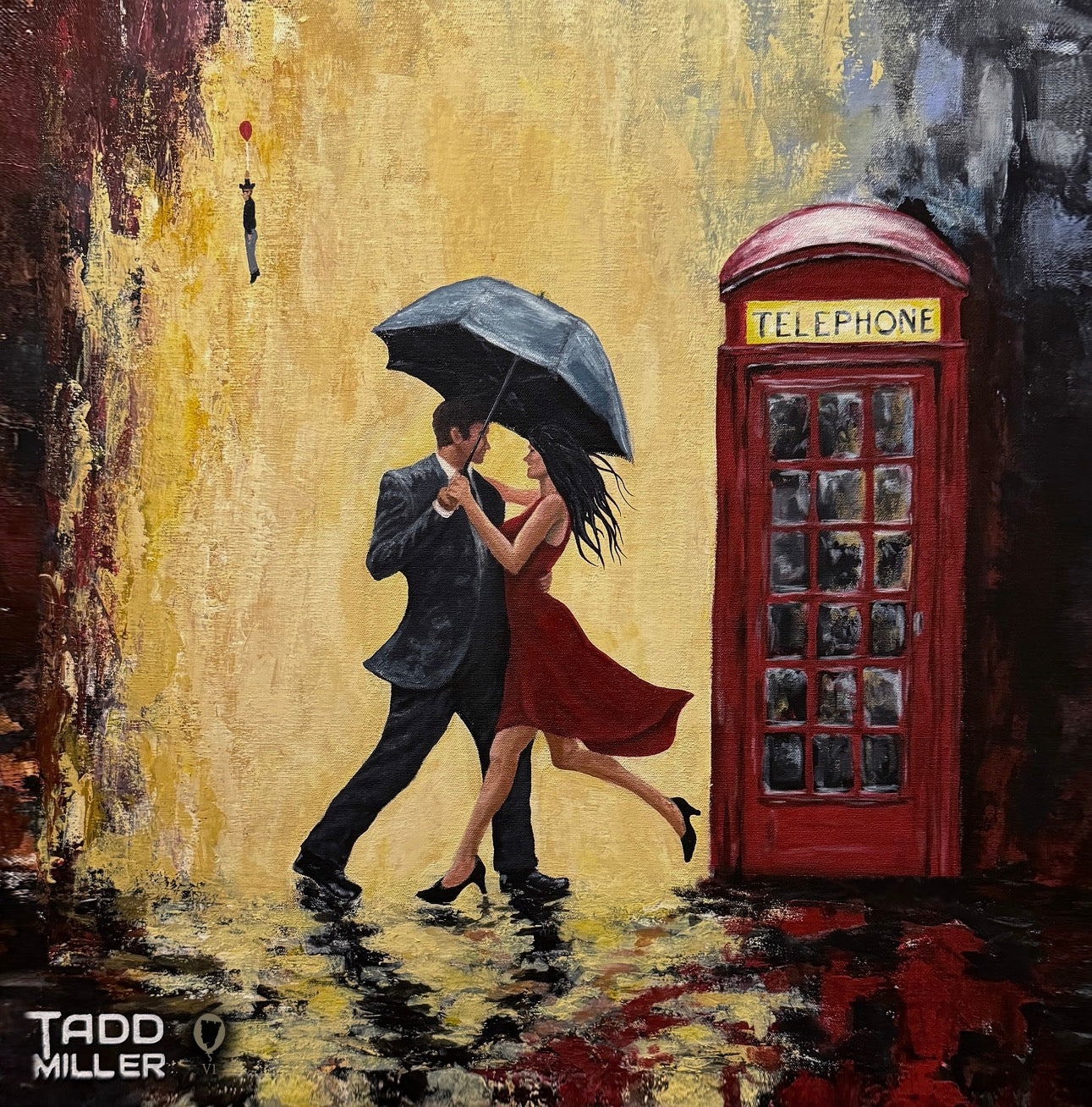 V2 - Bloony Floats A Dance Under London Rain #0045- Print