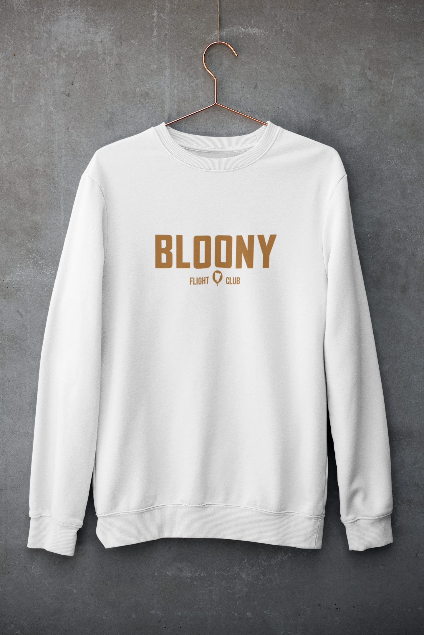 Bloony Flight Club Sweatshirt - White