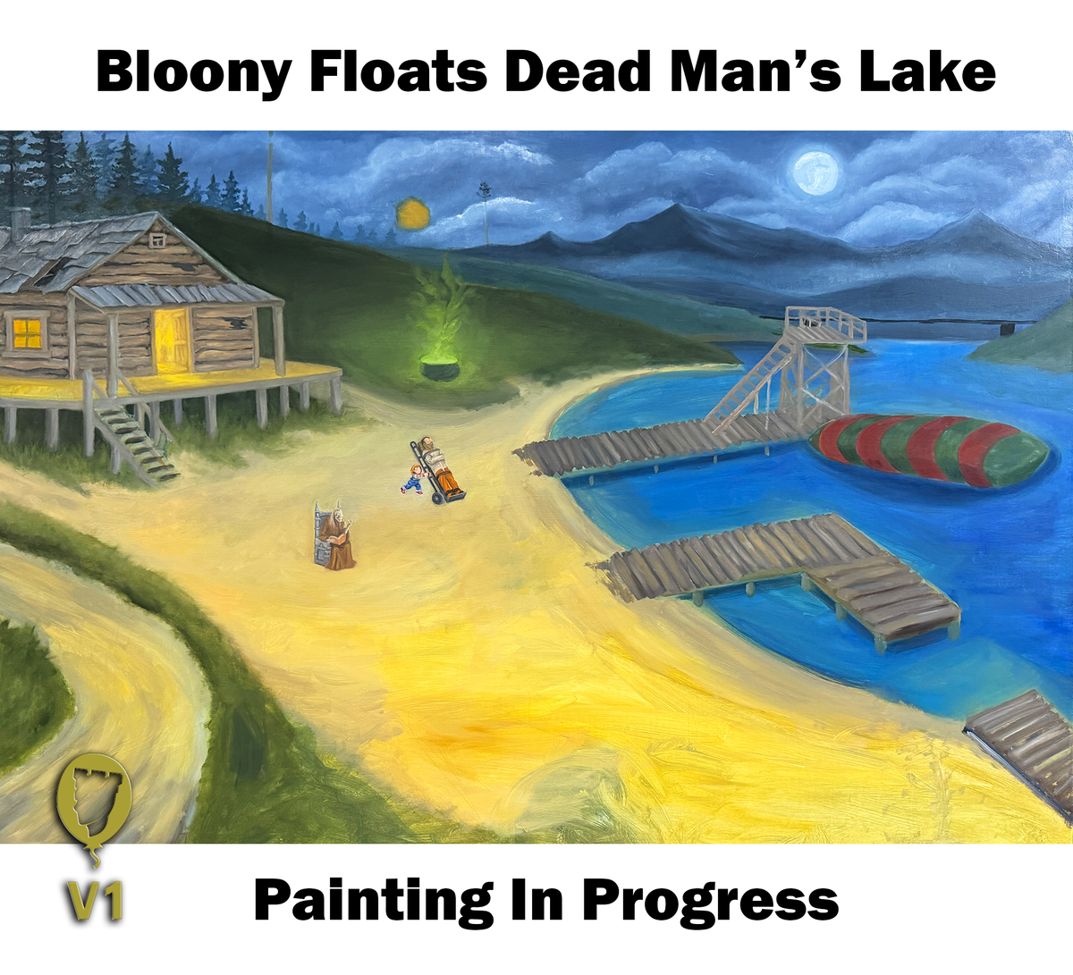 PRE-ORDER - V1 Print - Bloony Floats Dead Man's Lake #0063