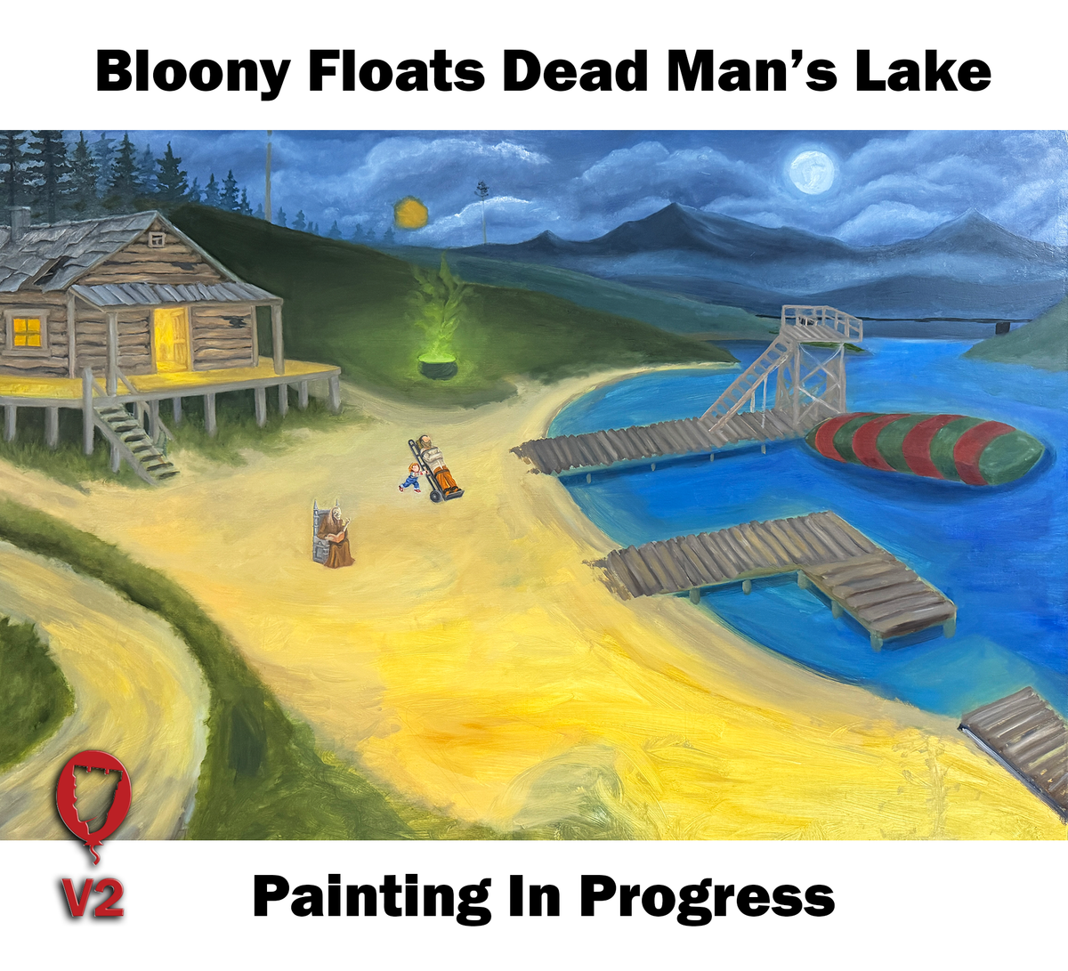 PRE-ORDER - V2 Print - Bloony Floats Dead Man's Lake #0063