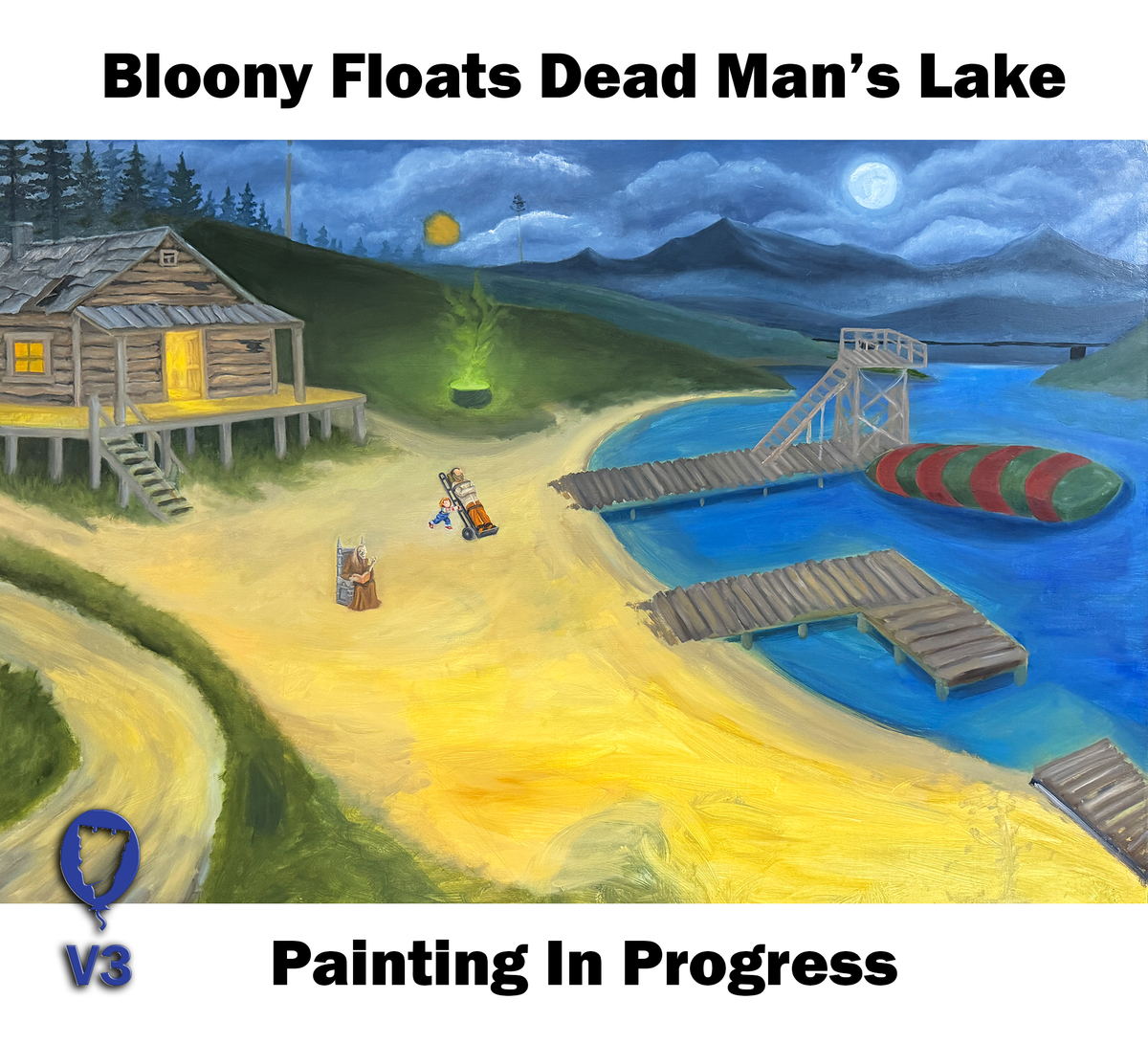 PRE-ORDER - V3 Print - Bloony Floats Dead Man's Lake #0063