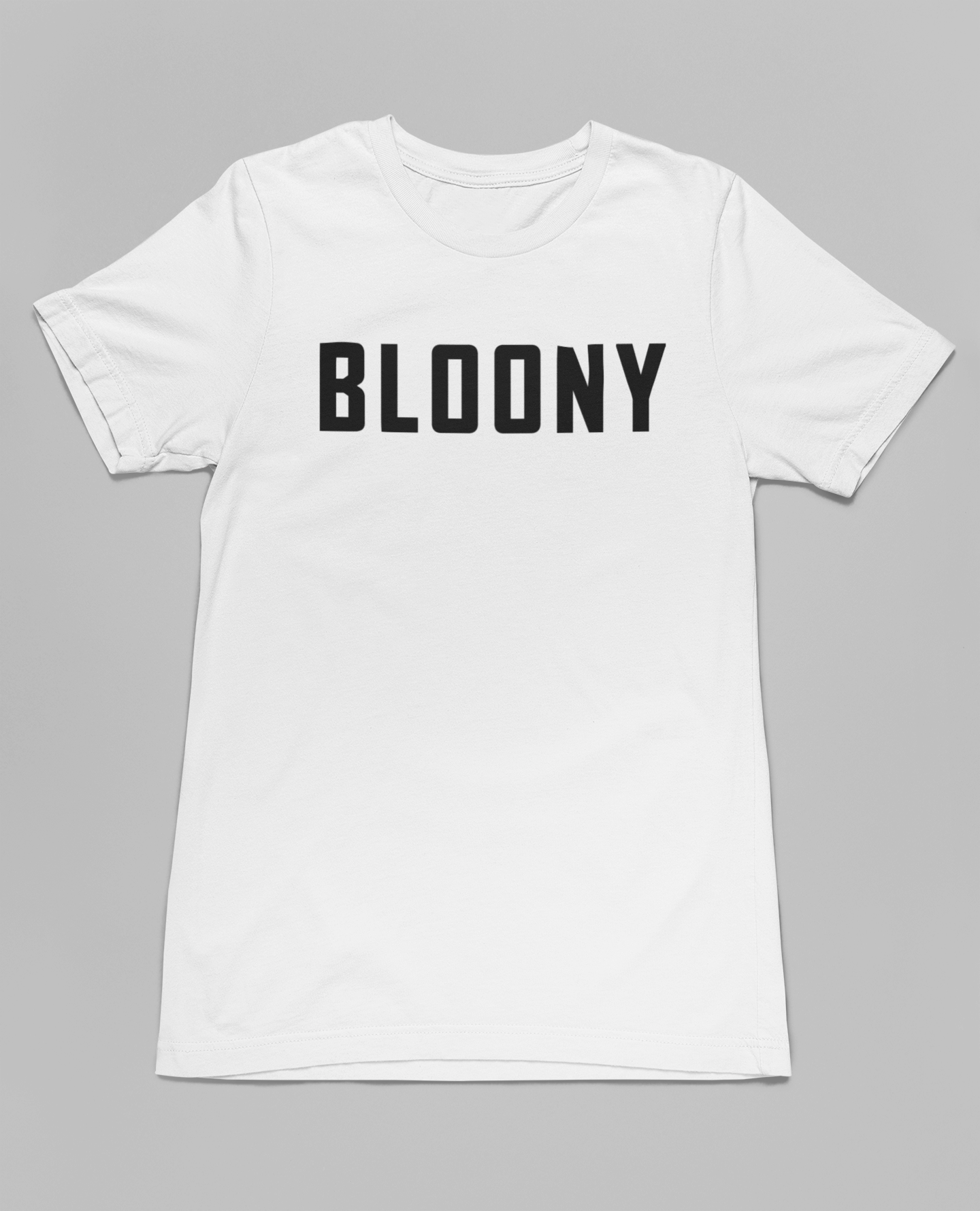 Bloony Collegiate Tee - White