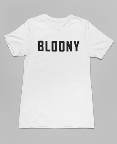 Bloony Collegiate Tee - White