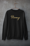 Bloony Gold Script Sweatshirt - Black