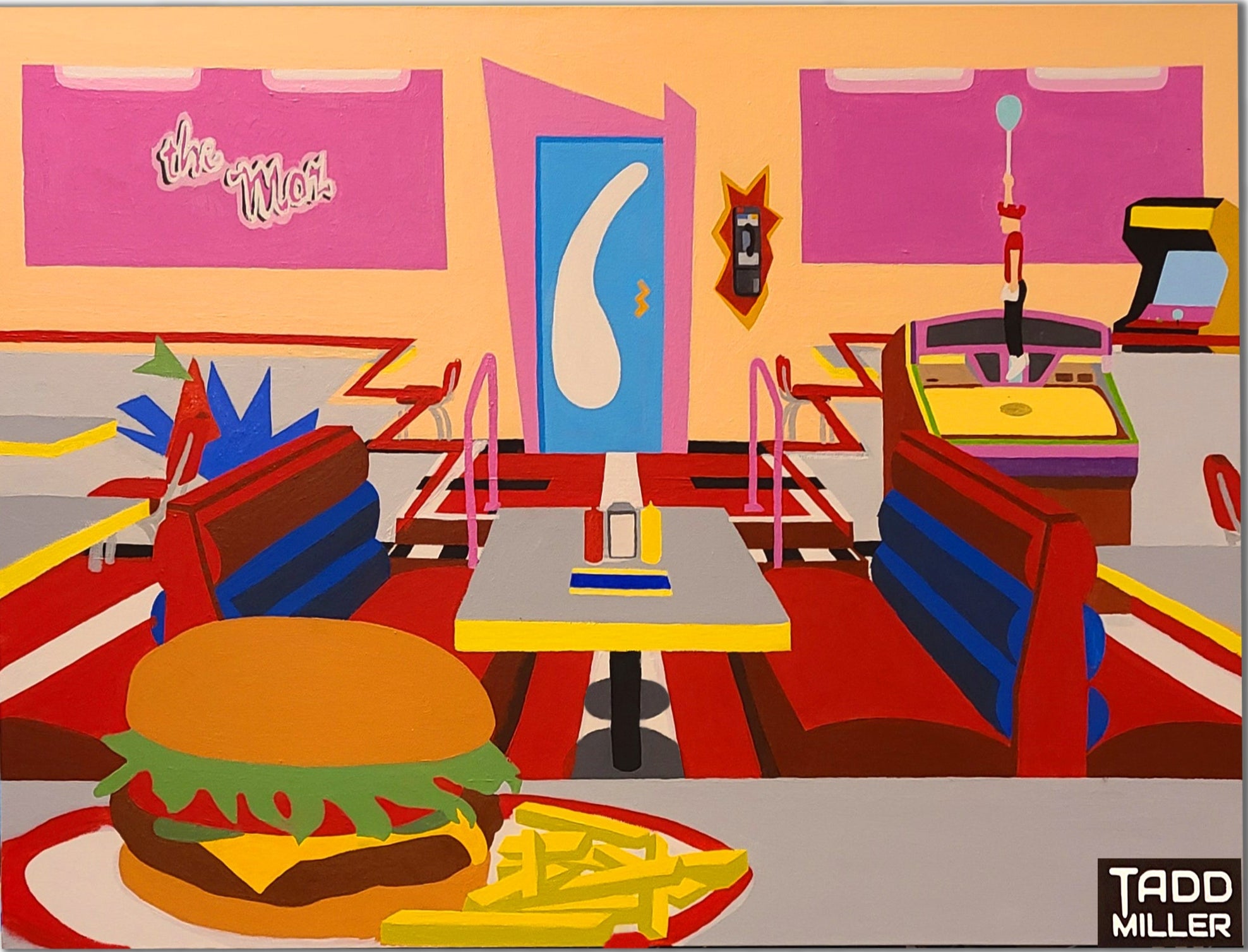 Bloony Floats The Max - Original Painting #0004