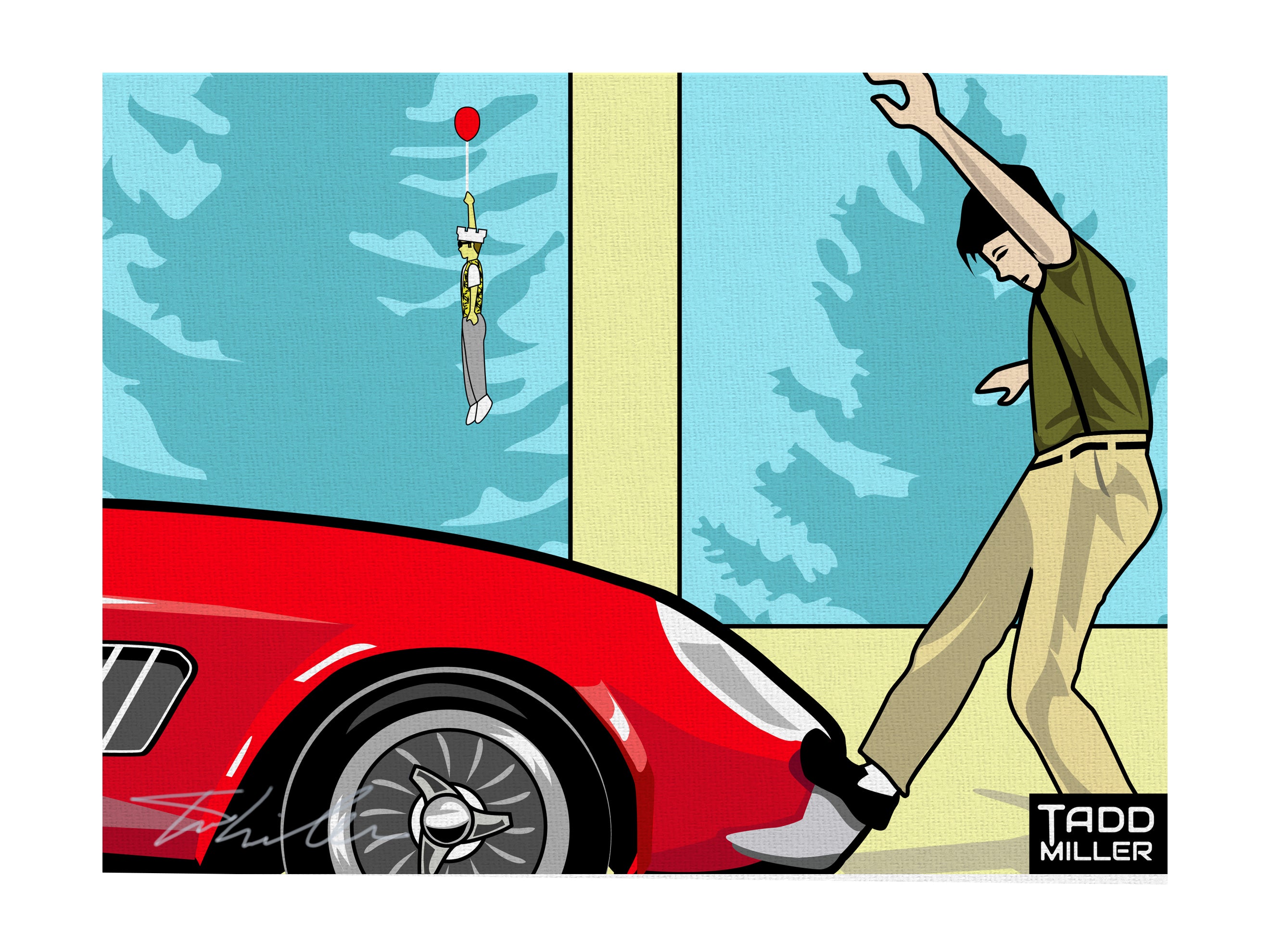 Bloony Floats A Day Off #0010 (Print)