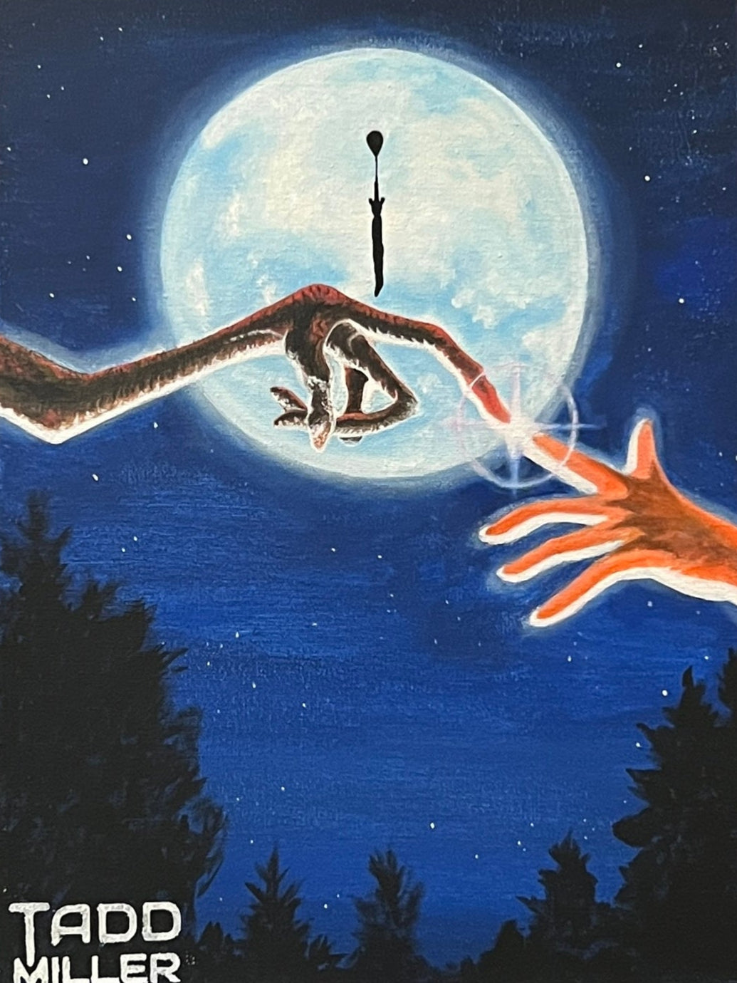 Bloony Floats A Healing Touch - Original Painting #0034